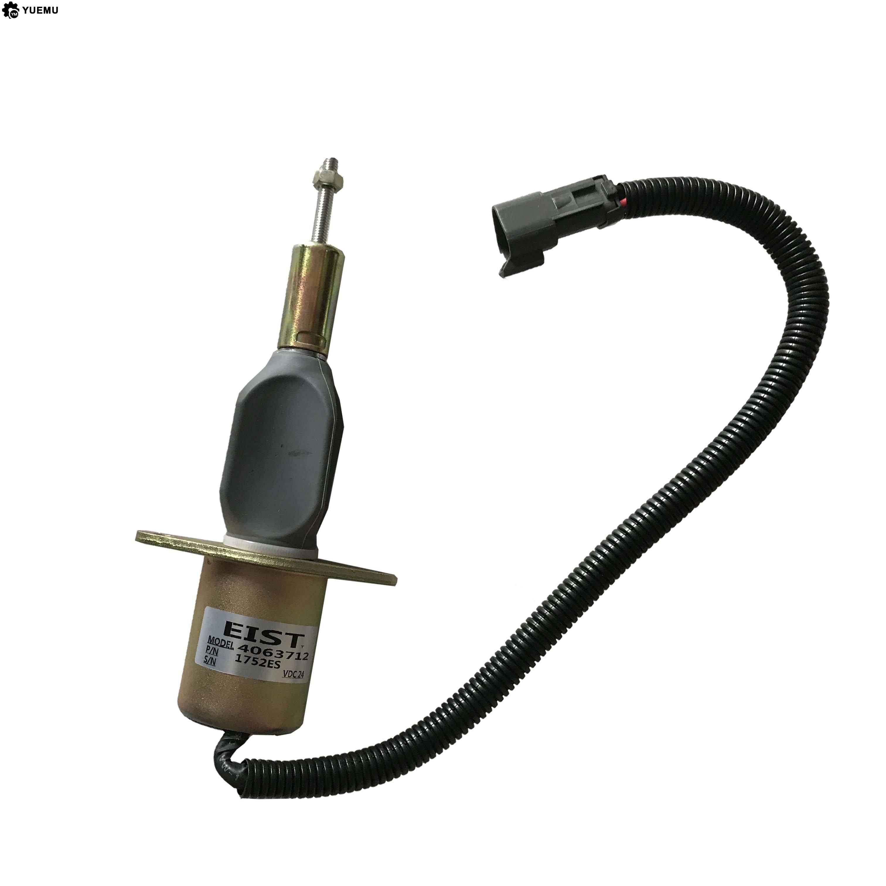 Flameout Solenoid Valve 4063712 for Komatsu Flameout Solenoid Valve PC300-7