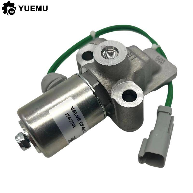 solenoid valve 174-3705 1743705 for CATERPILLAR 120H